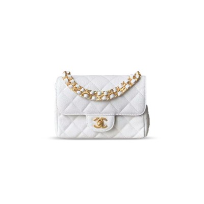 CHANE CAVIAR WALLET ON CHAIN 321494 (18*13*5.5cm)